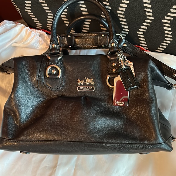 Coach Handbags - Coach Madison Sabrina  Like new Black Leather
